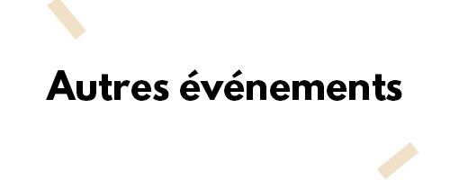 Autres Evenements Menu Papier