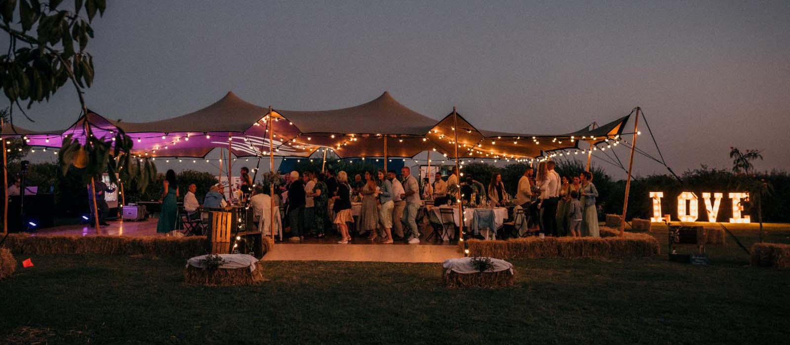 Eclairage Exxterieur Tente Sr Evenements