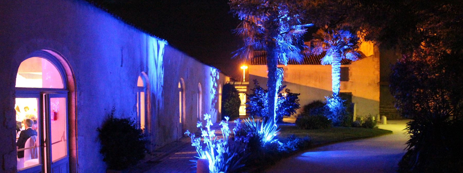 Éclairage des éléments décoratifs extérieurs